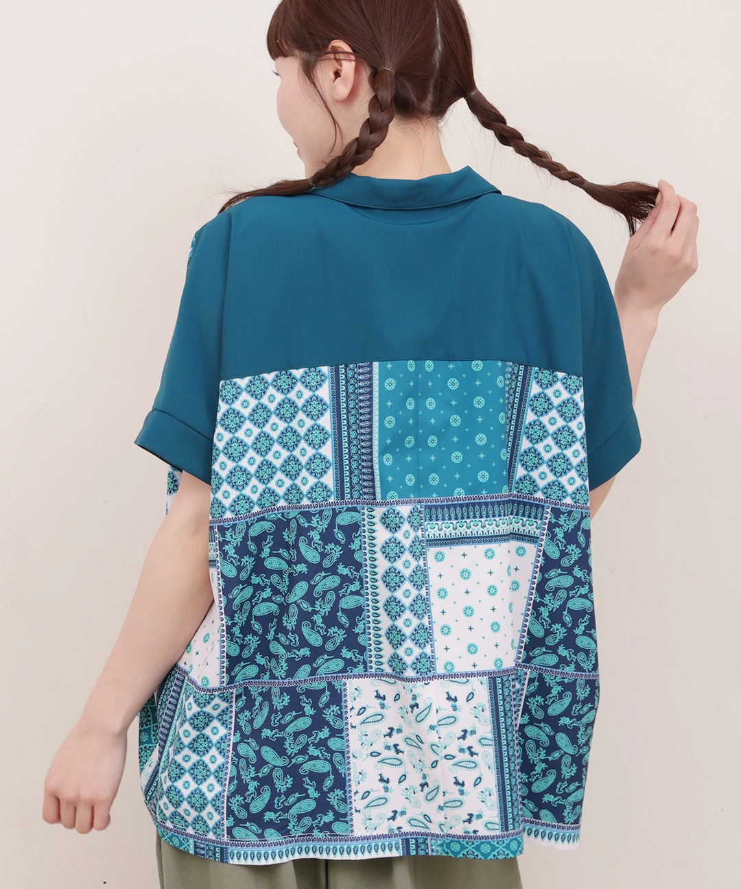 タイルパッチワークシャツ / シャツ・ブラウス | エスニック