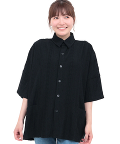 チチカカ |go slow caravan シャーリングレース半袖シャツ【WEB限定】