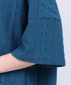 チチカカ |go slow caravan シャーリングレース半袖シャツ【WEB限定】