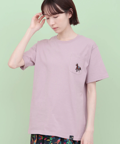 チチカカ |go slow caravan USAコットン色々刺繍ポケットTシャツ【WEB限定】