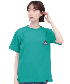 チチカカ |go slow caravan USAコットン色々刺繍ポケットTシャツ【WEB限定】