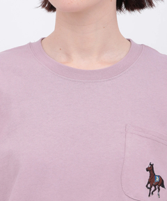 チチカカ |go slow caravan USAコットン色々刺繍ポケットTシャツ【WEB限定】