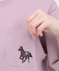 チチカカ |go slow caravan USAコットン色々刺繍ポケットTシャツ【WEB限定】