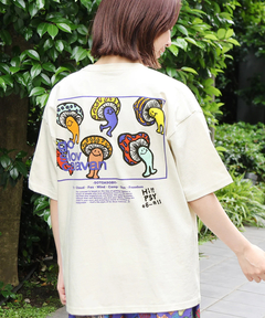 チチカカ |go slow caravan スクエアロゴバックプリントTシャツ【WEB限定】