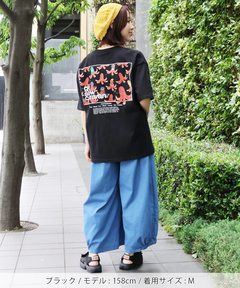 チチカカ |go slow caravan スクエアロゴバックプリントTシャツ【WEB限定】