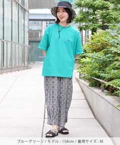 チチカカ |go slow caravan スクエアロゴバックプリントTシャツ【WEB限定】