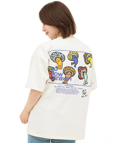 チチカカ |go slow caravan スクエアロゴバックプリントTシャツ【WEB限定】