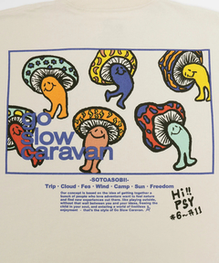 チチカカ |go slow caravan スクエアロゴバックプリントTシャツ【WEB限定】