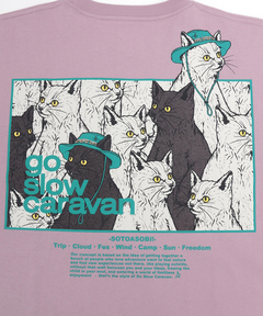 チチカカ |go slow caravan スクエアロゴバックプリントTシャツ【WEB限定】