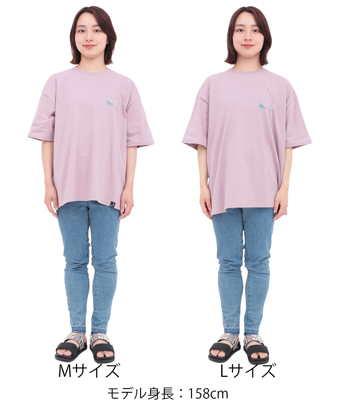 go slow caravan スクエアロゴバックプリントTシャツ【WEB限定