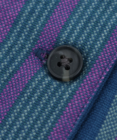 チチカカ |Rico エコフレンドリーダイ手織りストライプシャツ