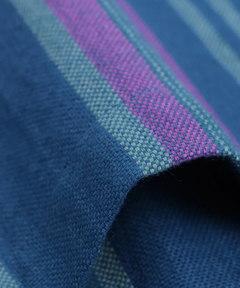 チチカカ |Rico エコフレンドリーダイ手織りストライプシャツ