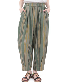 チチカカ |Rico エコフレンドリーダイ手織りストライプパンツ