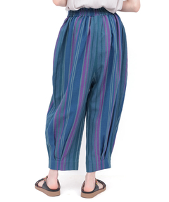 チチカカ |Rico エコフレンドリーダイ手織りストライプパンツ