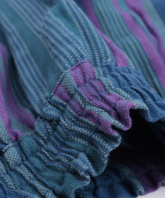 チチカカ |Rico エコフレンドリーダイ手織りストライプパンツ