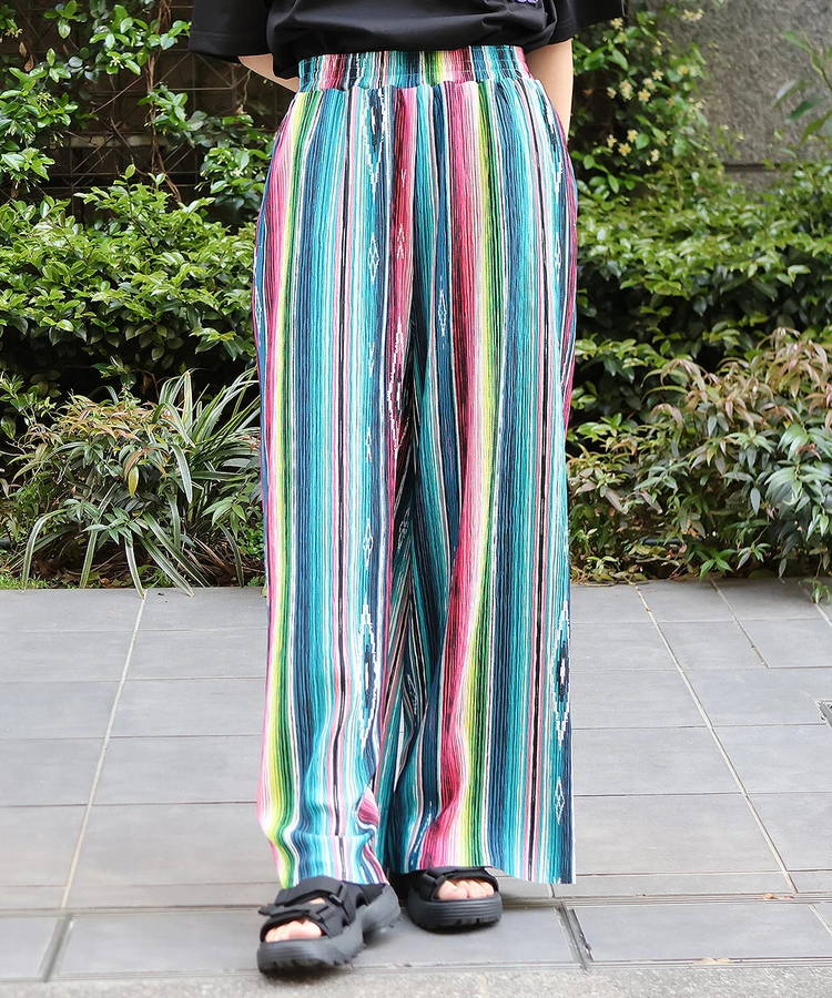 チチカカ |クレープアソートプリントパンツ