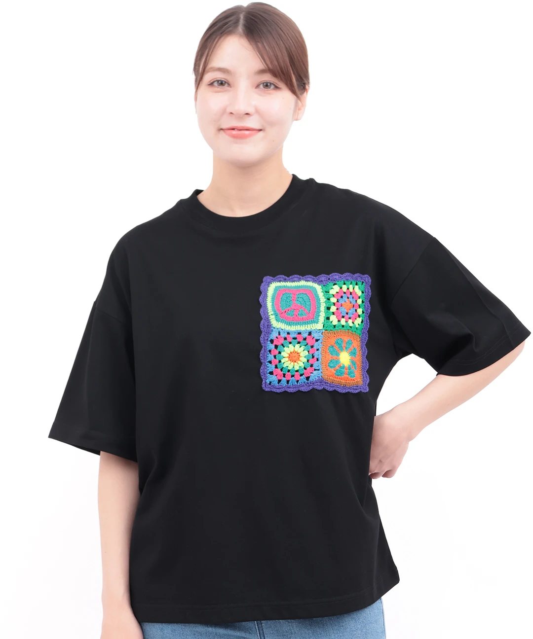 カラフルクロシェポケットTシャツ / Tシャツ・カットソー | エスニック