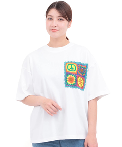 チチカカ |カラフルクロシェポケットTシャツ