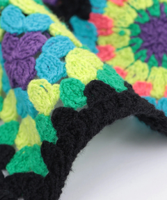 チチカカ |2WAYカラフルクロシェ風ベスト