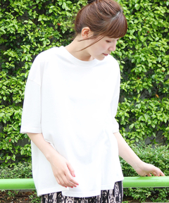 チチカカ |エンブロイダリータッチシピボプリントTシャツ