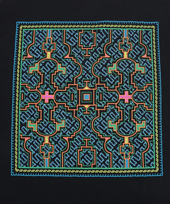 チチカカ |エンブロイダリータッチシピボプリントTシャツ