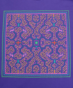 チチカカ |エンブロイダリータッチシピボプリントTシャツ