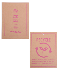 チチカカ |エンブロイダリータッチシピボプリントTシャツ