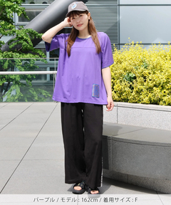 チチカカ |ブランケットステッチトリムTシャツ