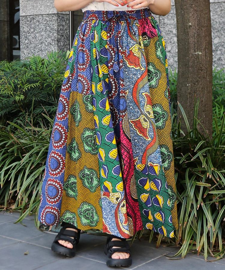 チチカカ |アフリカンパッチスカート