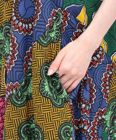 チチカカ |アフリカンパッチキャミソールワンピース