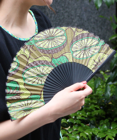 チチカカ |エスニックプリント扇子