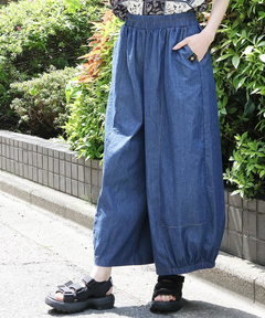 チチカカ |デニムバルーンワイドパンツ