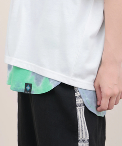 チチカカ |タイダイ裾ラウンドタンクトップ