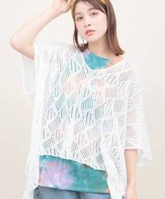 チチカカ |タイダイ裾ラウンドタンクトップ