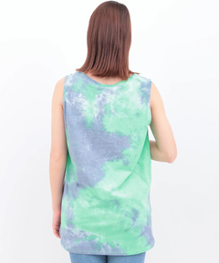 チチカカ |タイダイ裾ラウンドタンクトップ