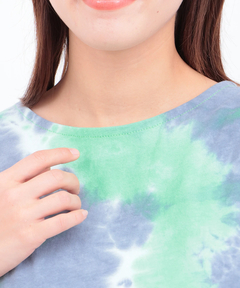 チチカカ |タイダイ裾ラウンドタンクトップ