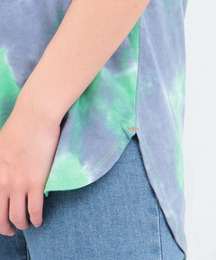 チチカカ |タイダイ裾ラウンドタンクトップ