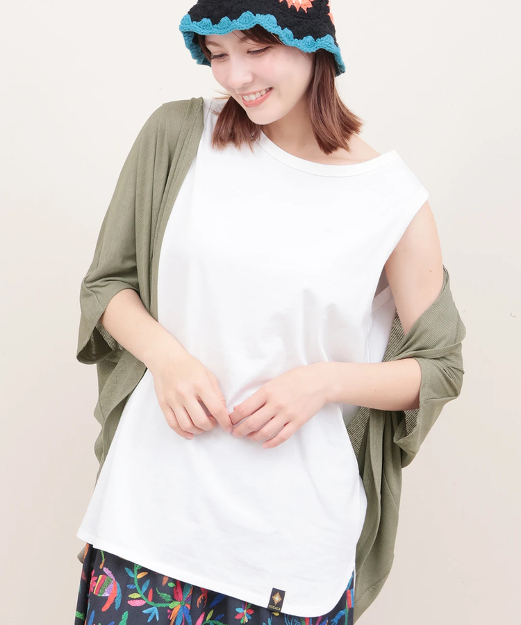 チチカカ |裾ラウンドタンクトップ