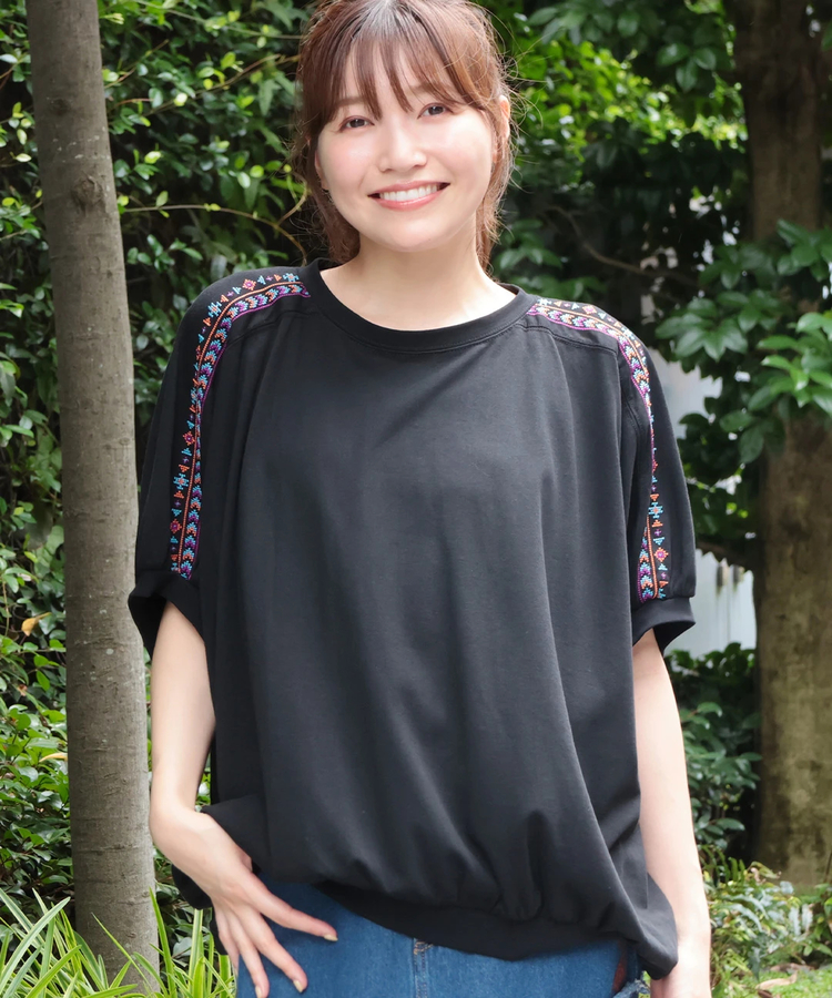 チチカカ |接触冷感ドルマンプルオーバー