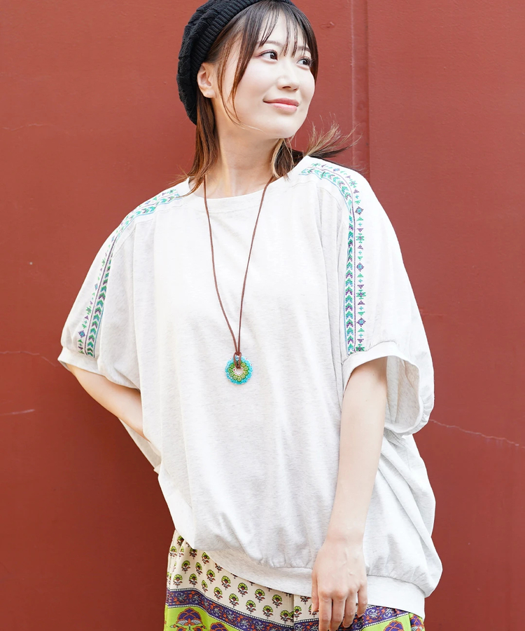 チチカカ |接触冷感ドルマンプルオーバー