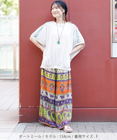 チチカカ |接触冷感ドルマンプルオーバー