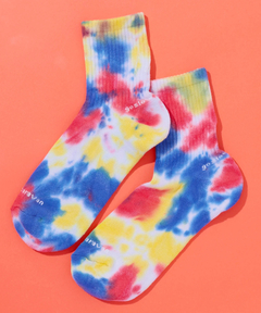 チチカカ |go slow caravan 刺繍タイダイクウォーターソックス【WEB限定】