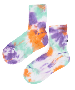 チチカカ |go slow caravan 刺繍タイダイクウォーターソックス【WEB限定】