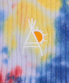 チチカカ |go slow caravan 刺繍タイダイクウォーターソックス【WEB限定】