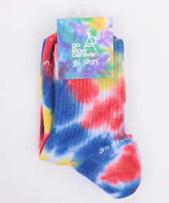 チチカカ |go slow caravan 刺繍タイダイクウォーターソックス【WEB限定】