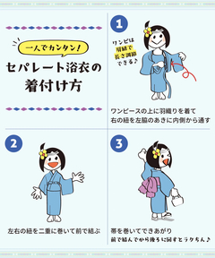 チチカカ |ワンピース浴衣3点セット