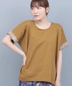 チチカカ |スリーブジュエル刺繍Tシャツ