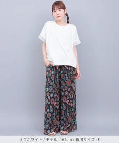 チチカカ |スリーブジュエル刺繍Tシャツ