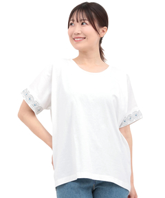 チチカカ |スリーブジュエル刺繍Tシャツ