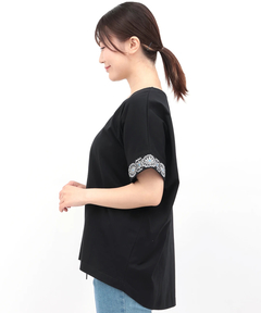 チチカカ |スリーブジュエル刺繍Tシャツ